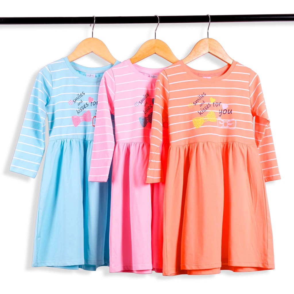 VBL2021 Váy Bé Gái Dài Tay 4-12 tuổi, cho bé 14-38kg - 1220