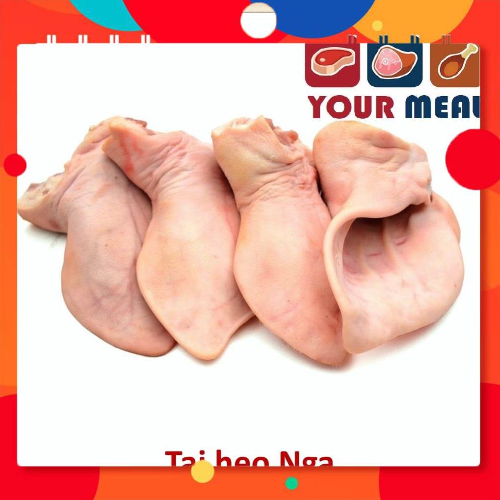 {DÙNG LÀ MÊ} Tai heo làm sạch Nga TL: 01 kg - Vỉ hút chân không