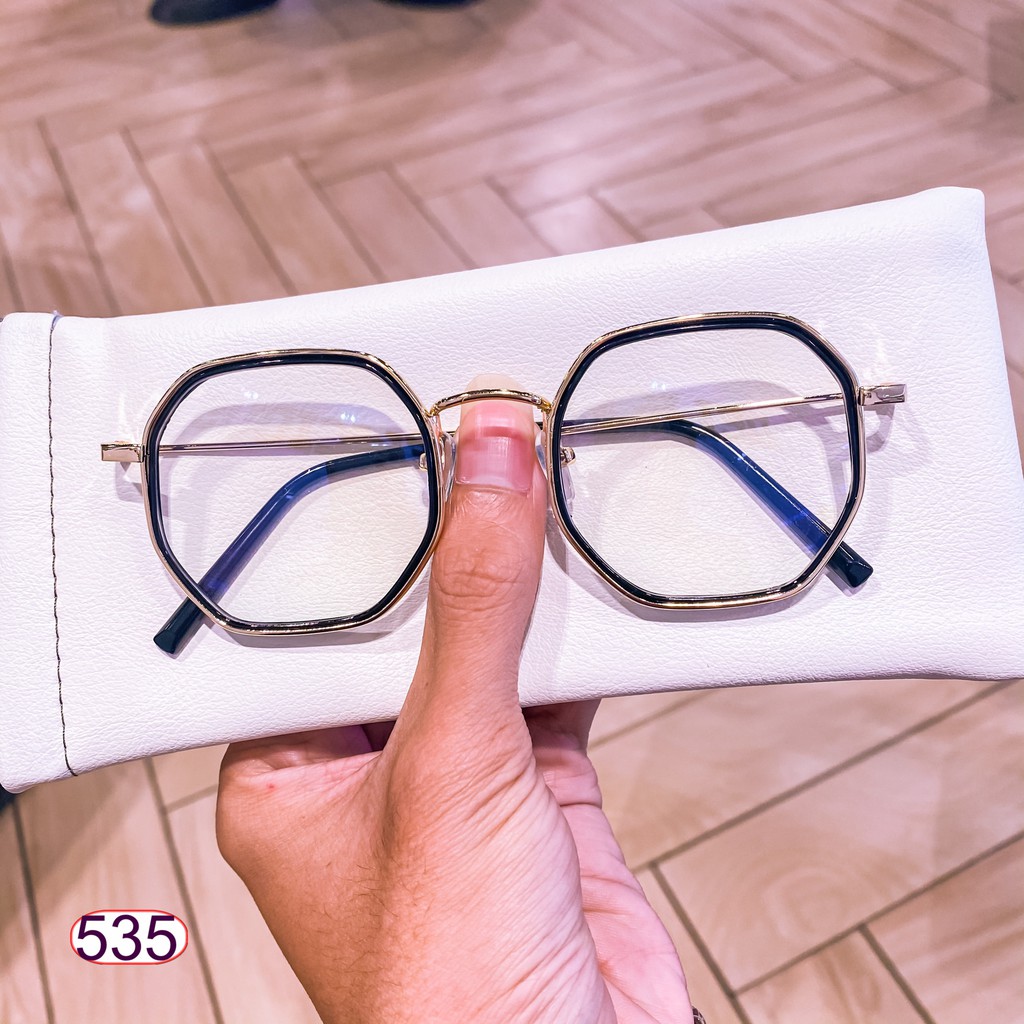 MẮT KÍNH GỌNG CẬN 535 FORM LỤC GIÁC HOT TREND SIÊU SANG CHẢNH | BigBuy360 - bigbuy360.vn