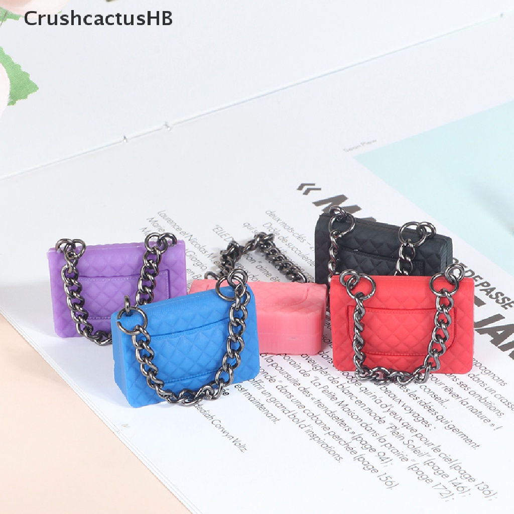 [CrushcactusHB] 1 Pc Chain Pack Doll Bag Miniature Shopping Handbag Model for Doll House Decor Hot Sell