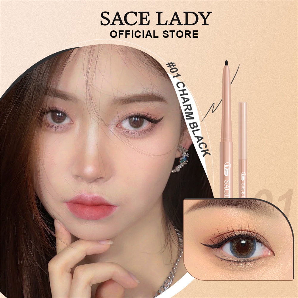 Bút gel kẻ mắt ANNIES SACE LADY chống thấm nước màu nâu đen dễ tạo màu kết cấu mịn lâu trôi