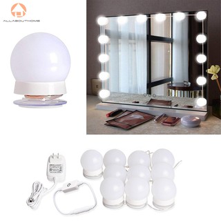 Dải đèn LED 10 bóng trang trí gương trang điểm có thể điều chỉnh độ sáng cho phòng ngủ