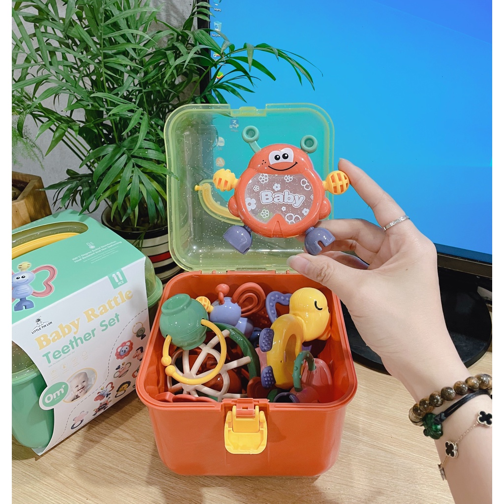 Bộ Xúc Xắc Gặm Nướu Đẹp 11 chi tiết cho bé