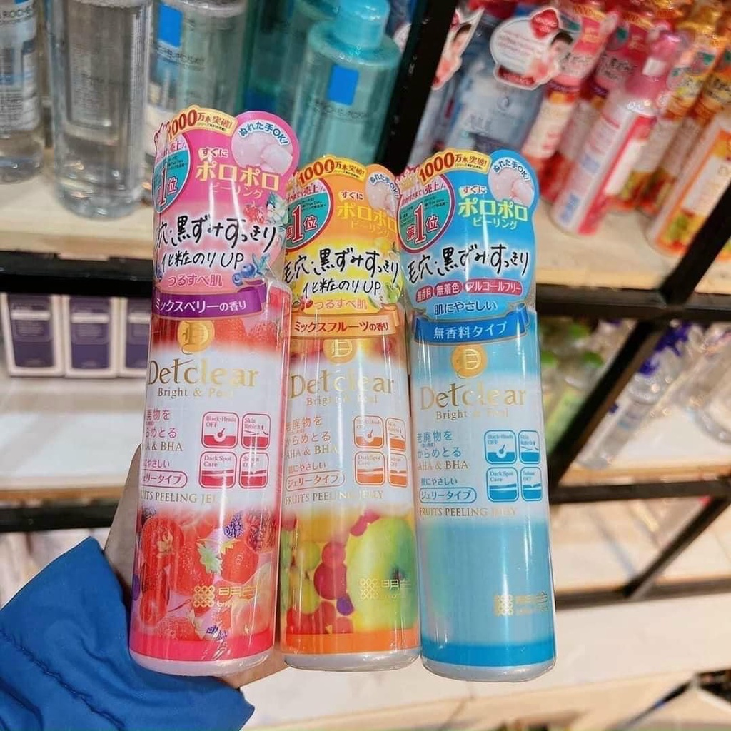 Gel tẩy tế bào chết Detclear Bright and Peel Nhật Bản