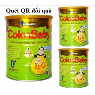 Sữa colosbaby gold 1000igg 800g hàng đủ mã qr số 0+, 1+, 2+