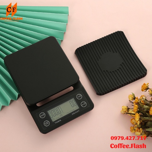 Cân Tiểu Ly Điện Tử Cao Cấp Nhà Bếp Mini định lượng 3kg -Cân Tặng Kèm Pin