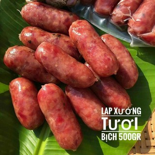 Lạp xưởng heo tươi cai lậy 500gr/bịch