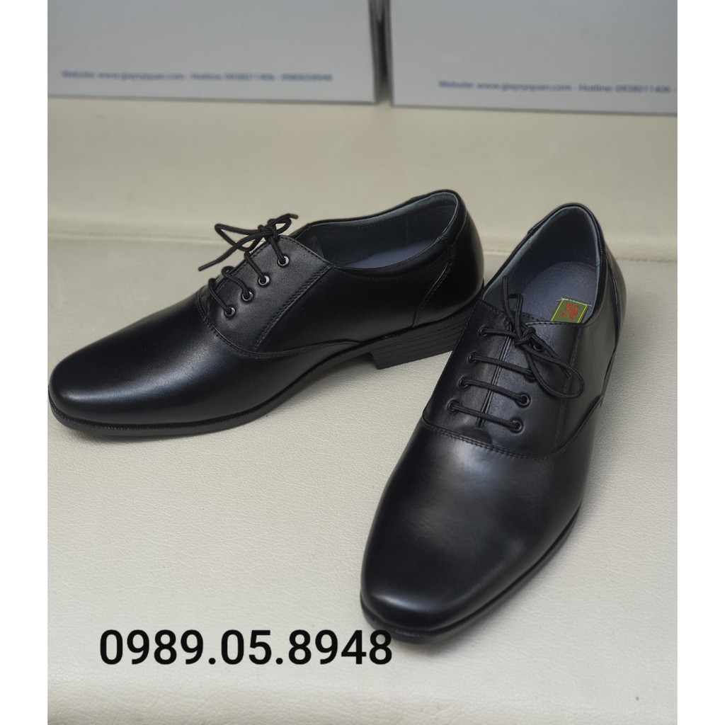Giày Tây Nam Công Sở Da Thật Dây Buộc Thời Trang Mã 407