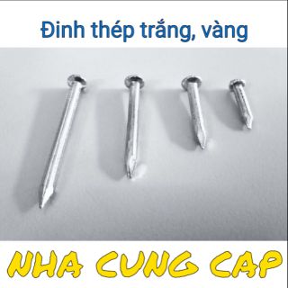 1Kg ĐINH THÉP TRẮNG, VÀNG