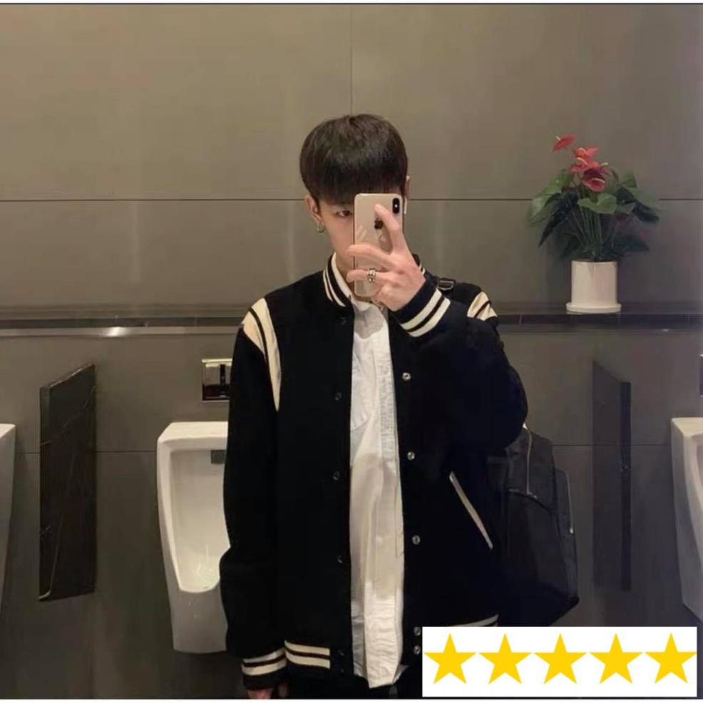 Áo Khoác varsity áo bomber teddy SLP nam nữ chất đẹp cao cấp