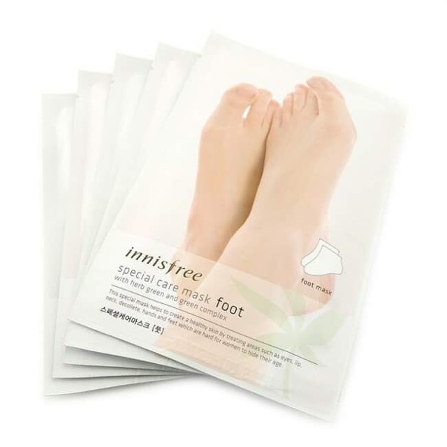 Mặt nạ chân Innisfree Special Care Foot Mask 1pc - Chăm sóc chân |  TheBodyHolic.com