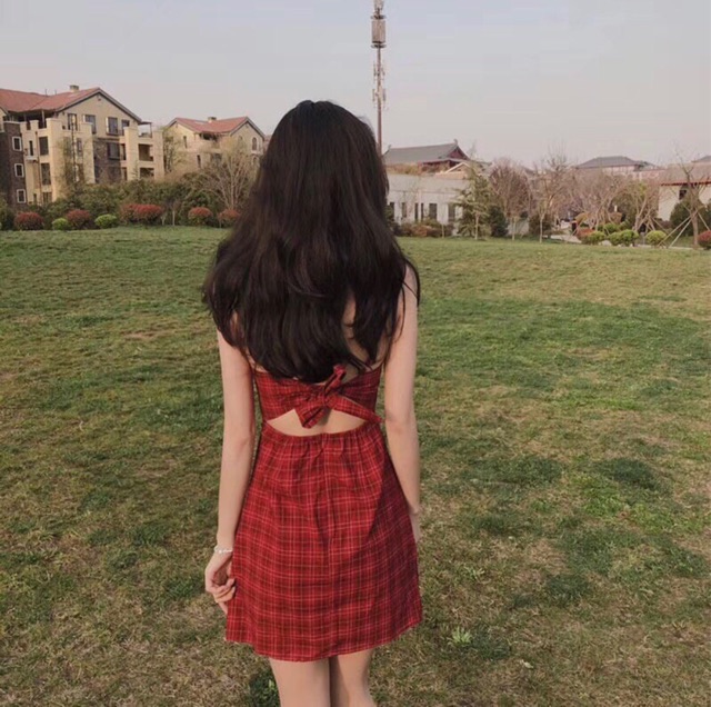 Yếm kẻ 2 dây nơ lưng Y62 SUSTORE | BigBuy360 - bigbuy360.vn