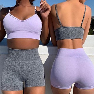 Bộ Đồ Thể Thao Ôm Sát Phong Cách Nóng Bỏng Cho Nữ Tập Yoga