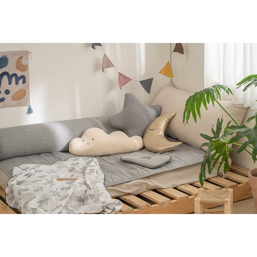 Chăn hè trẻ em Decoview, họa tiết chú gấu, Chất liệu cotton, Kích thước 105x105cm