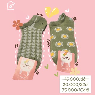 Combo 10 đôi vớ ngắn nữ xinh xắn