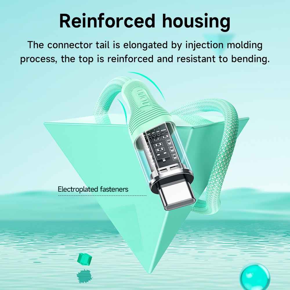 Cáp Sạc Nhanh HOCO U111 60W USB C Sang USB C PD 3A Type C Cho Samsung Xiaomi12 POCO