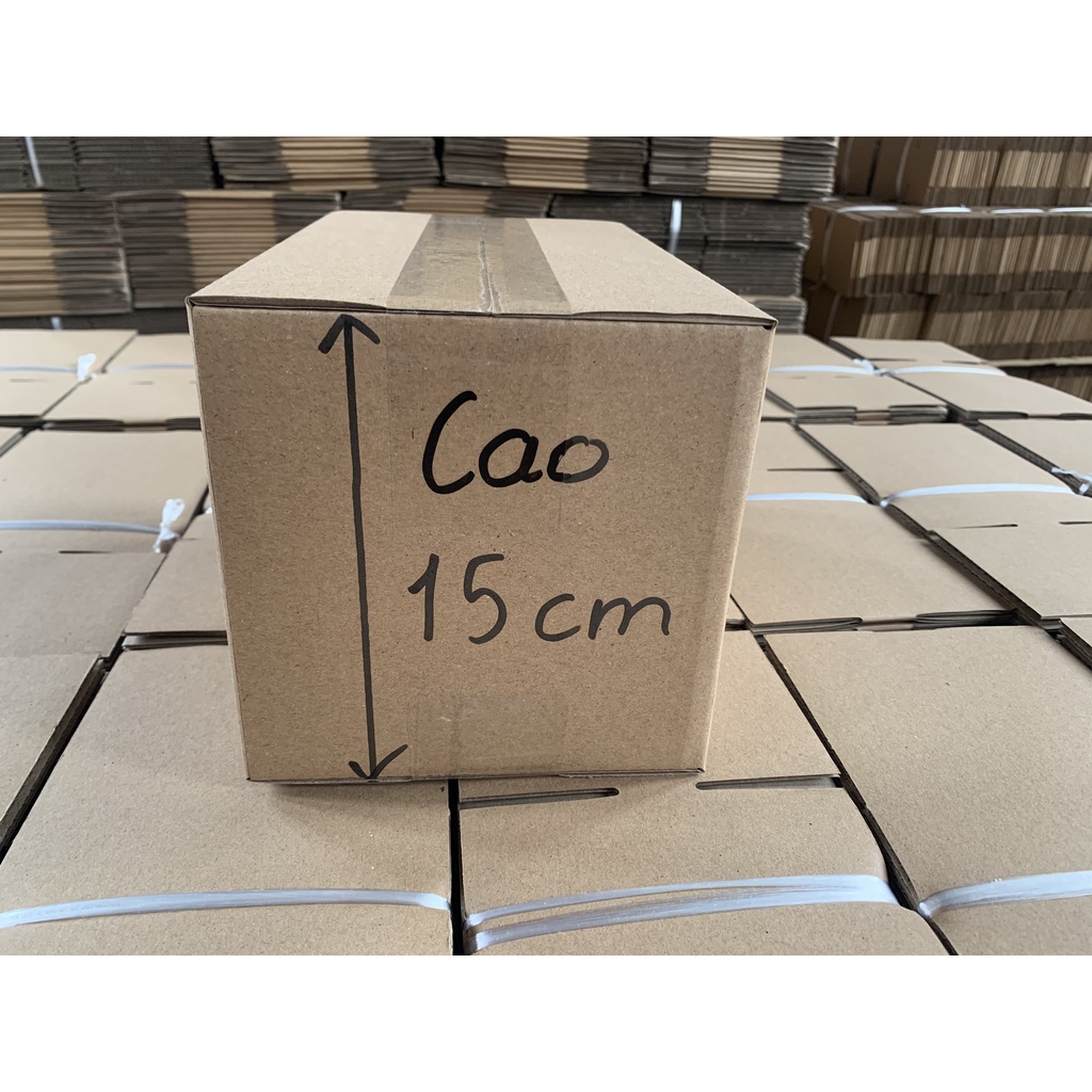 25x15x15 combo 100 hộp giấy carton đóng gói hàng