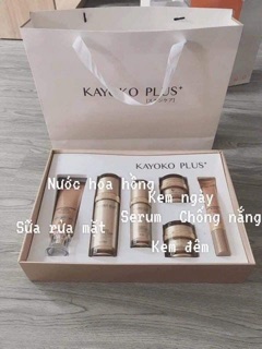 Bộ mỹ phẩm kayoko plus+ vàng chuẩn nhật