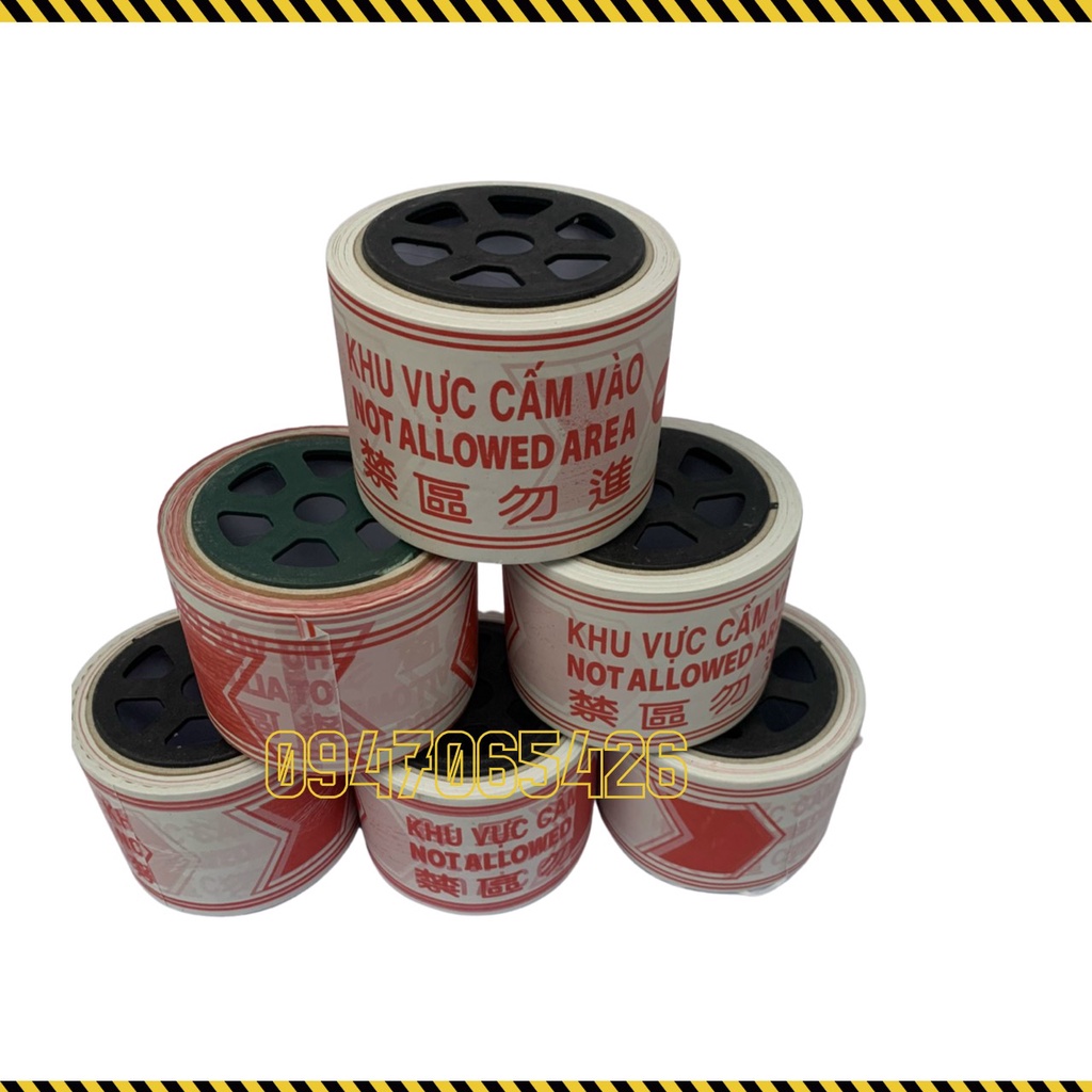 Băng rào cảnh báo ,cuộn rào công trình khu vực cấm