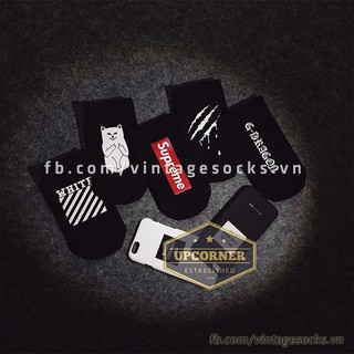 Set 5 đôi | Tất vớ thấp cổ thời trang logo iconic
