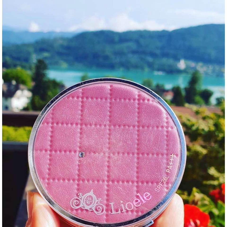 PHẤN NÉN CHỐNG NẮNG CÓ NHŨ - Phấn nén có nhũ Lioele  Sun Elastic Pact 26 PA+++ - Mỹ phẩm Vikos | BigBuy360 - bigbuy360.vn