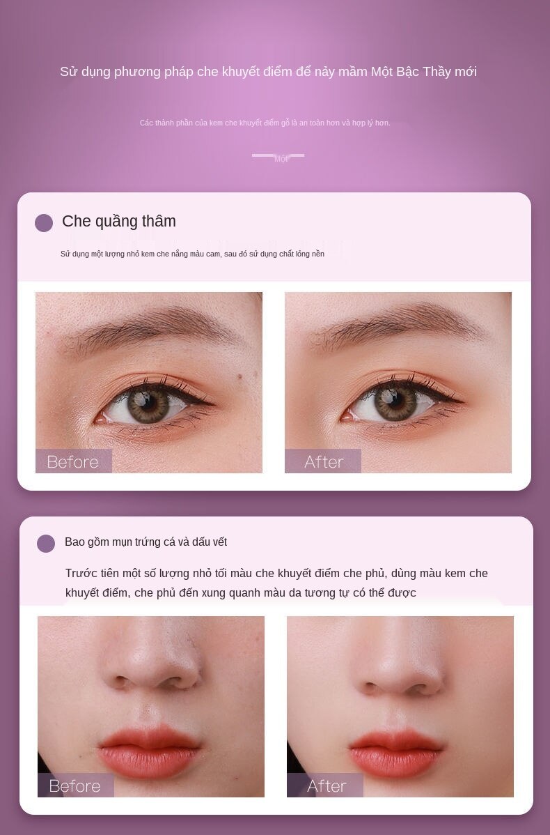 (Hàng Mới Về) Bảng Kem Che Khuyết Điểm Dạng Lỏng Kèm Cọ Tiện Dụng Chất Lượng Cao | BigBuy360 - bigbuy360.vn