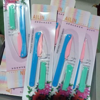 Bộ dao cạo mày kèm lưỡi sơ cua Ailin