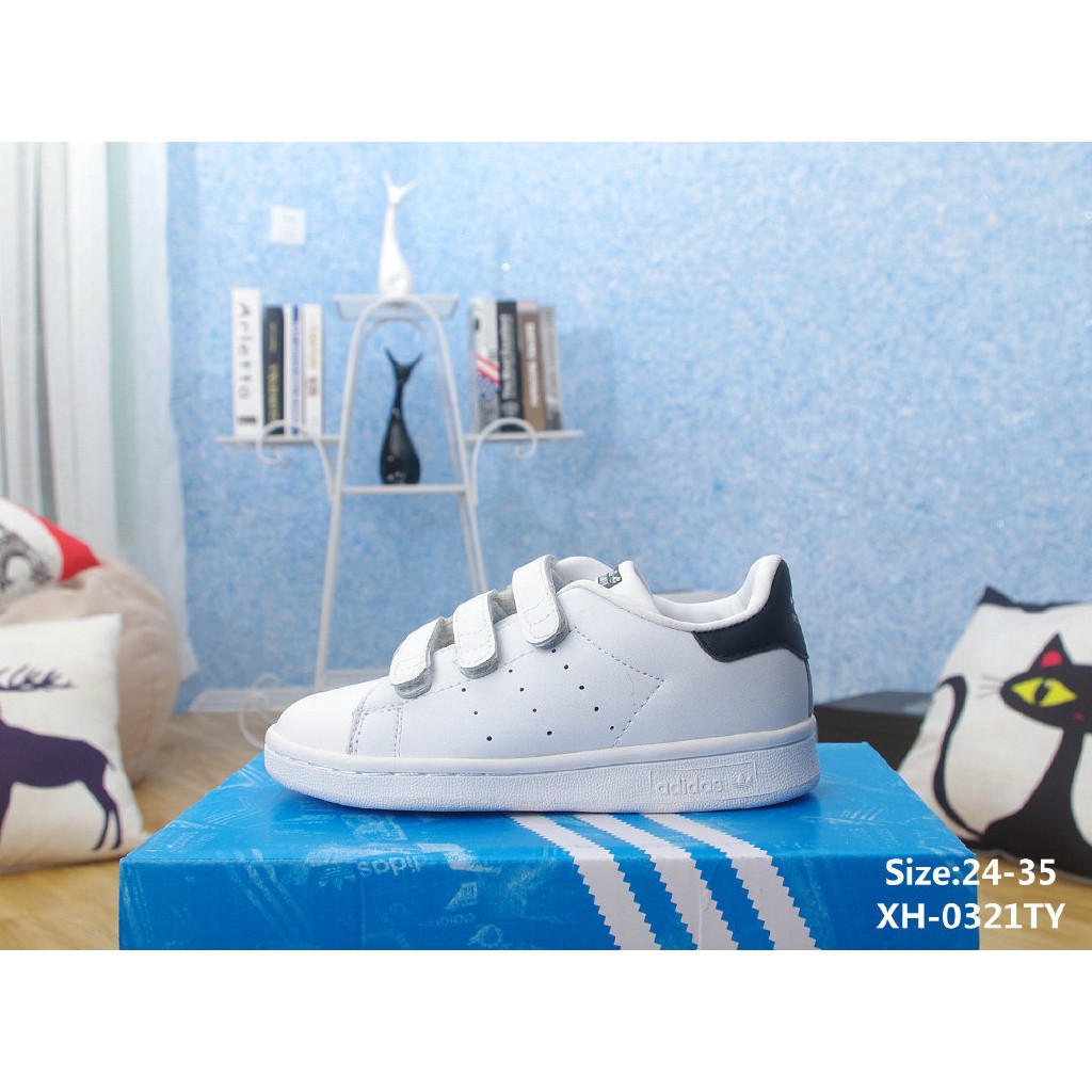 100% nguyên bản Adidas Stan Smith cho giày trẻ em giày nam và nữ giày trẻ em