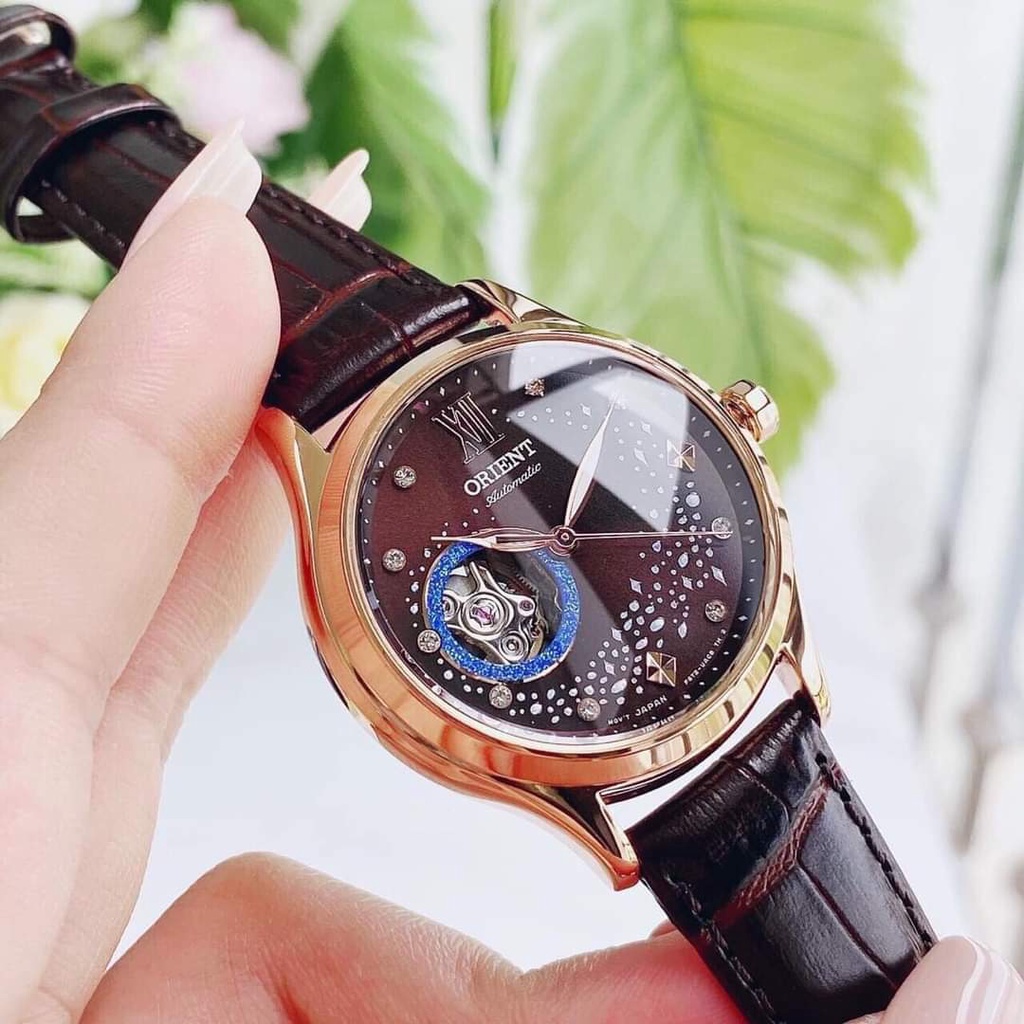 Đồng hồ nữ chính hãng Orient RA-AG0017Y10B - Máy Automatic - Kính Sapphire - Dây da