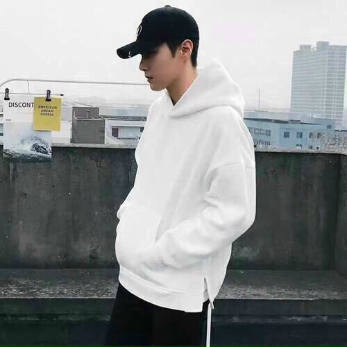 Áo HOODIE Nam Nữ, áo nỉ unisex  Trơn Vải Nỉ Phom Rộng UNISEX từ 45kg - 90kg