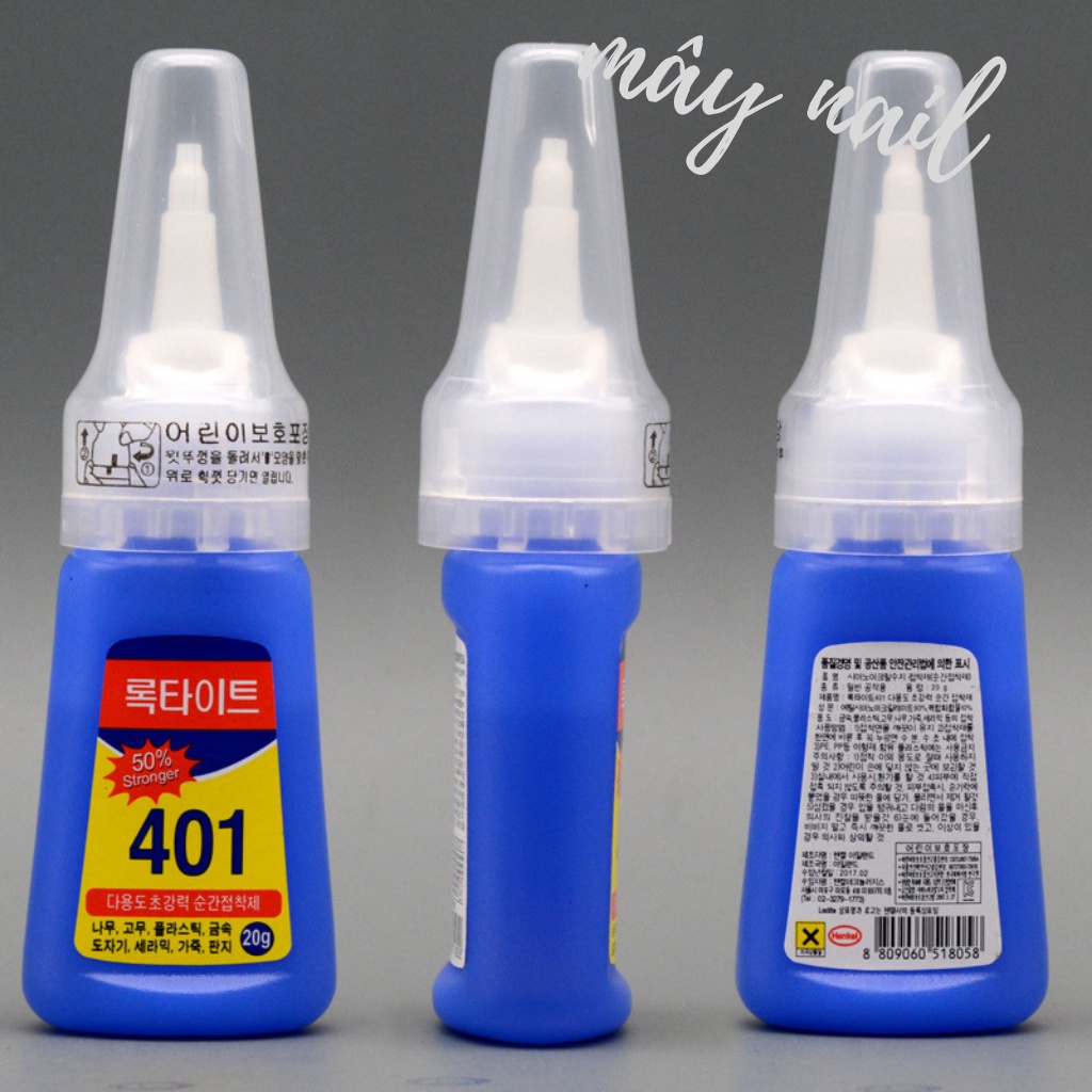 Keo 401 chuyên gắn móng, đá, phụ kiện