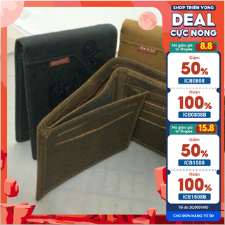 Bóp ví nam LV thời trang Hàn Quốc xuất khẩu nhiều ngăn đẹp chất - bop vi da theloan Tin Tin  TLVI00957