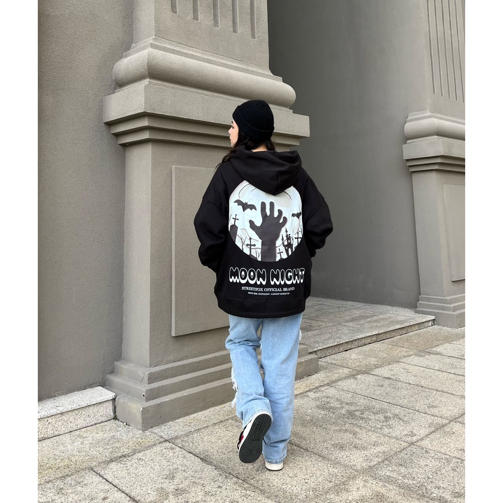 Áo Hoodie Local Brand Street Fox HD Moon