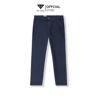  Quần Bò Dài Nam Trung Niên TÚI CHÉO Ống Suông - Tặng Chồng tặng bố - Việt Trinh 