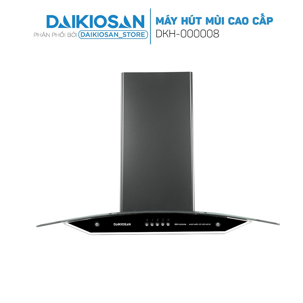 Máy hút mùi nhà bếp Daikiosan DKH-000008 - Lưu lượng hút: 650m3/h, nhập khẩu Thổ Nhĩ Kỳ,thiết kế hiện đại,vận hành êm ái