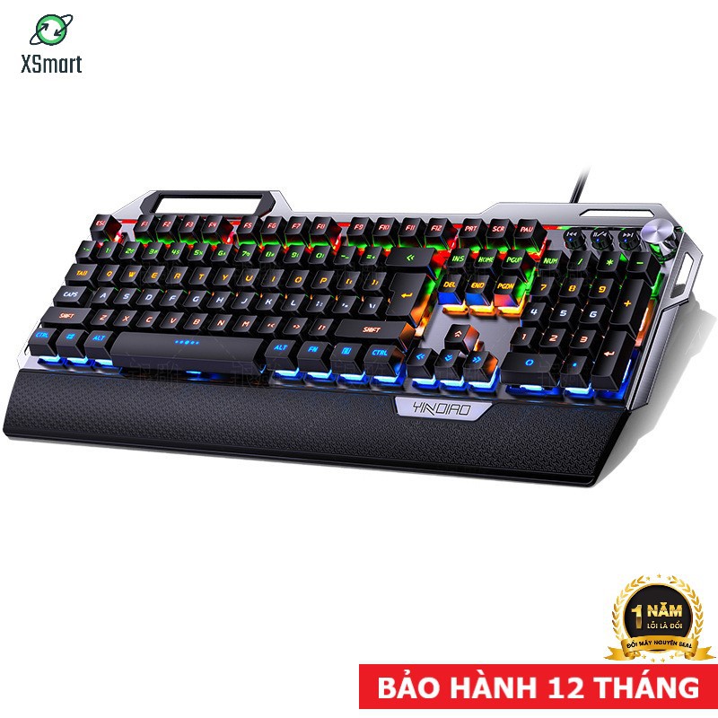 Bàn phím CƠ Gaming TK100 LED nhiều chế độ, có kê tay, blue switch gõ cực đã chơi game cho máy tính, laptop, pc