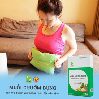 Combo 2 hộp Muối chườm bụng thảo dược Bảo Nhiên - Việt Nam - Giúp giảm eo cho Mẹ sau sinh
