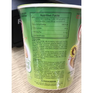Mì Ly Tôm Chanh Omni Ly 65g