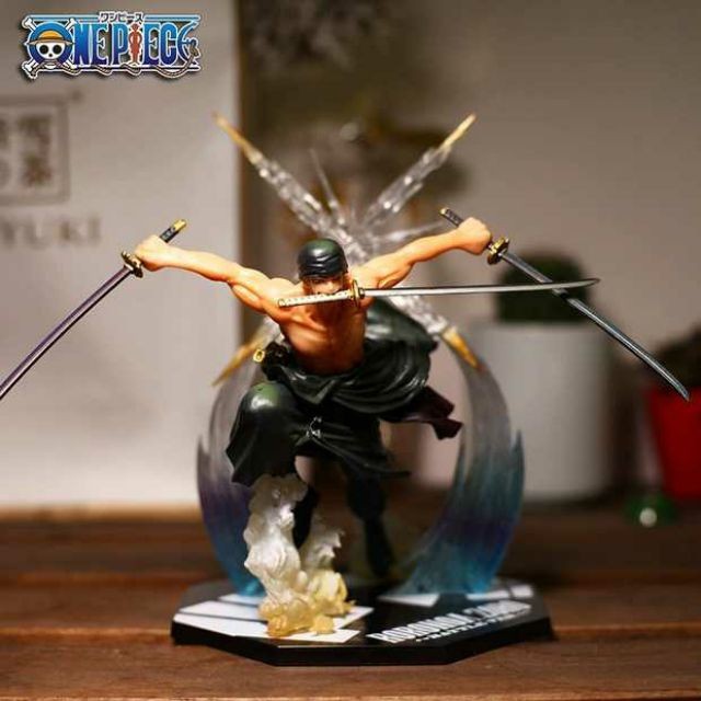 [ HÀNG XỊN ] Mô Hình One Piece Nhân Vật Roronoa Zoro Tam Kiếm Cao Cấp AE04