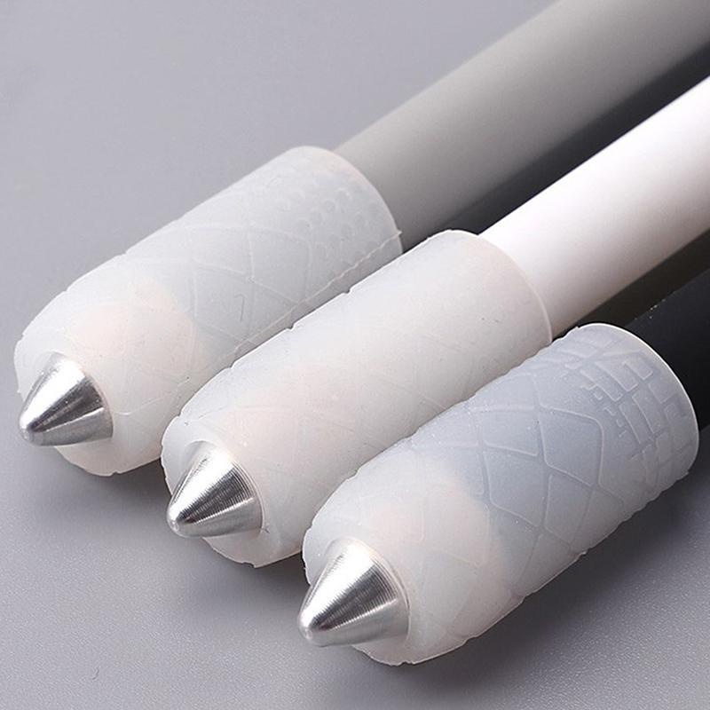 1 Bút Bi Xoay Chuyên Nghiệp Màu Trơn Chống Trượt Dành Cho Học Sinh / Trẻ Em