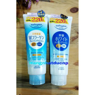 Sữa rửa mặt Kose Softymo White Cleansing Wash 220g