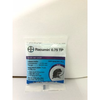 Thuốc Diệt Chuột  RACUMIN diệt chuột Thông Minh, Ít Độc cho gia cầm và vật nuôi.
