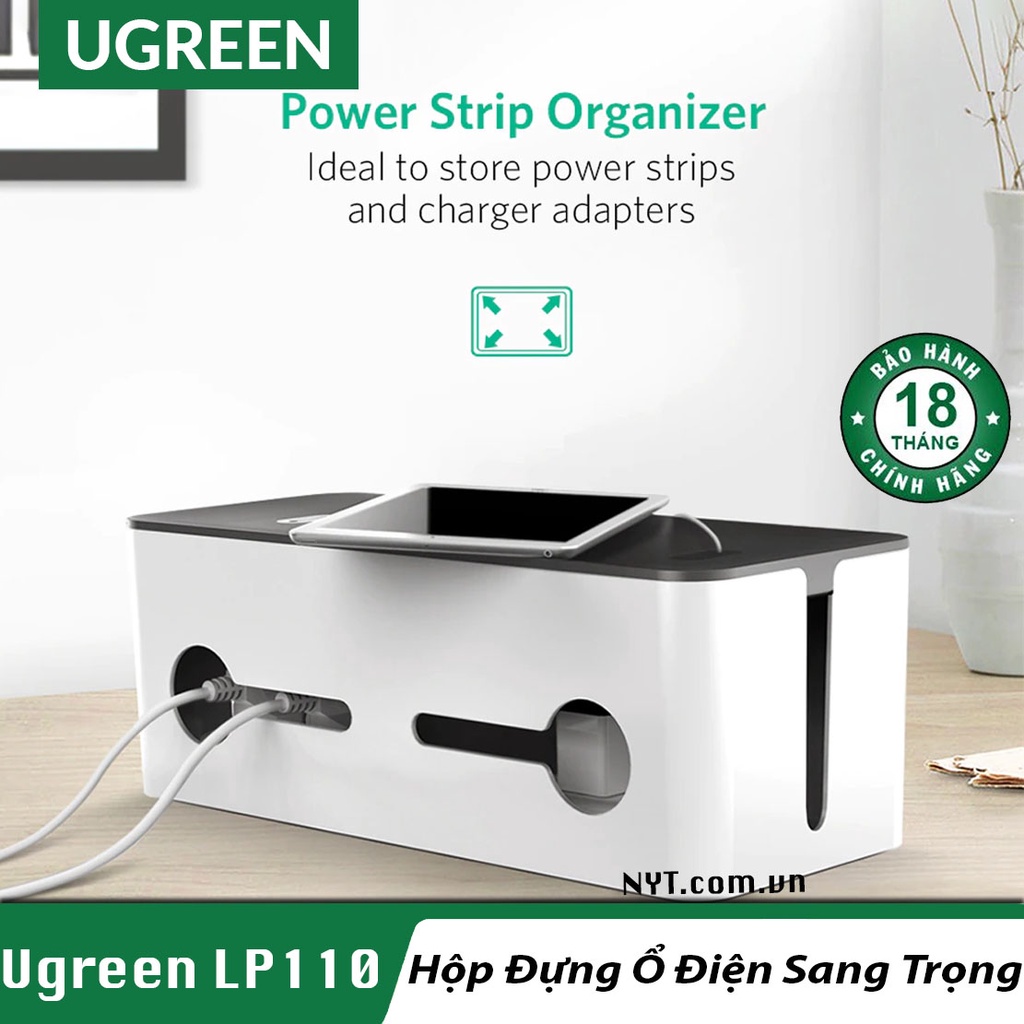 Hộp Đựng Ổ Điện Bảo Vệ Bé Sang Trọng , Nhựa ABS Bền &amp; Chống Cháy UGreen LP110 - BH 18T Chính Hãng
