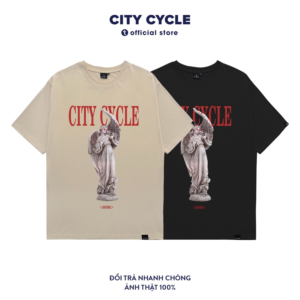 Áo thun local brand Blood Eyes City Cycle phông form rộng oversize unisex cotton in hình