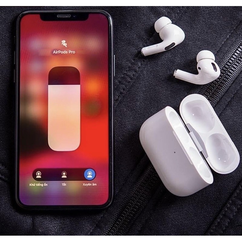 Airpod pro - Tai nghe không dây bluetooth, Định vị đổi tên ,cảm biến chạm....