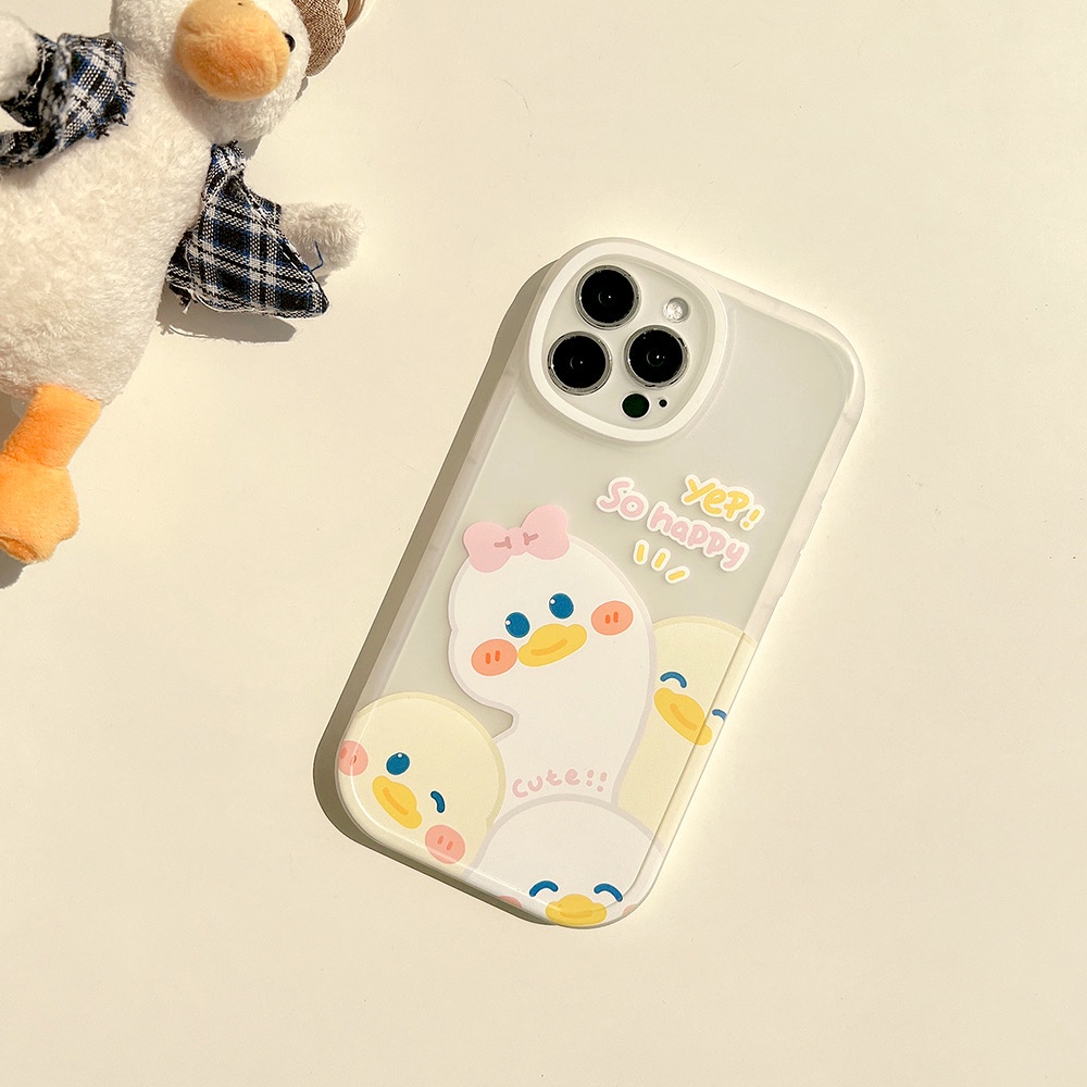Ốp lưng iphone Hình Vịt Yep So happy 13promax/13pro/13/12promax/12pro/12/7plus/8plus/11/11promax/x/xs/xsmax/7/8