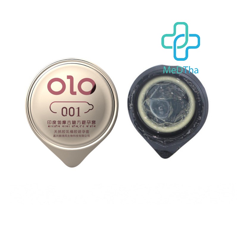 Bao Cao Su OLO - Olo India Delay, Kéo Dài Thời Gian, Cao Su Tự Nhiên, Siêu Mỏng (Hộp 10 chiếc) [Chính Hãng]