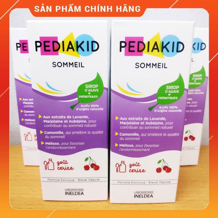 Pediakid Siro giúp ngủ ngon cho bé từ 6 tháng tuổi trở lên của Pháp mẫu mới Bom.shop