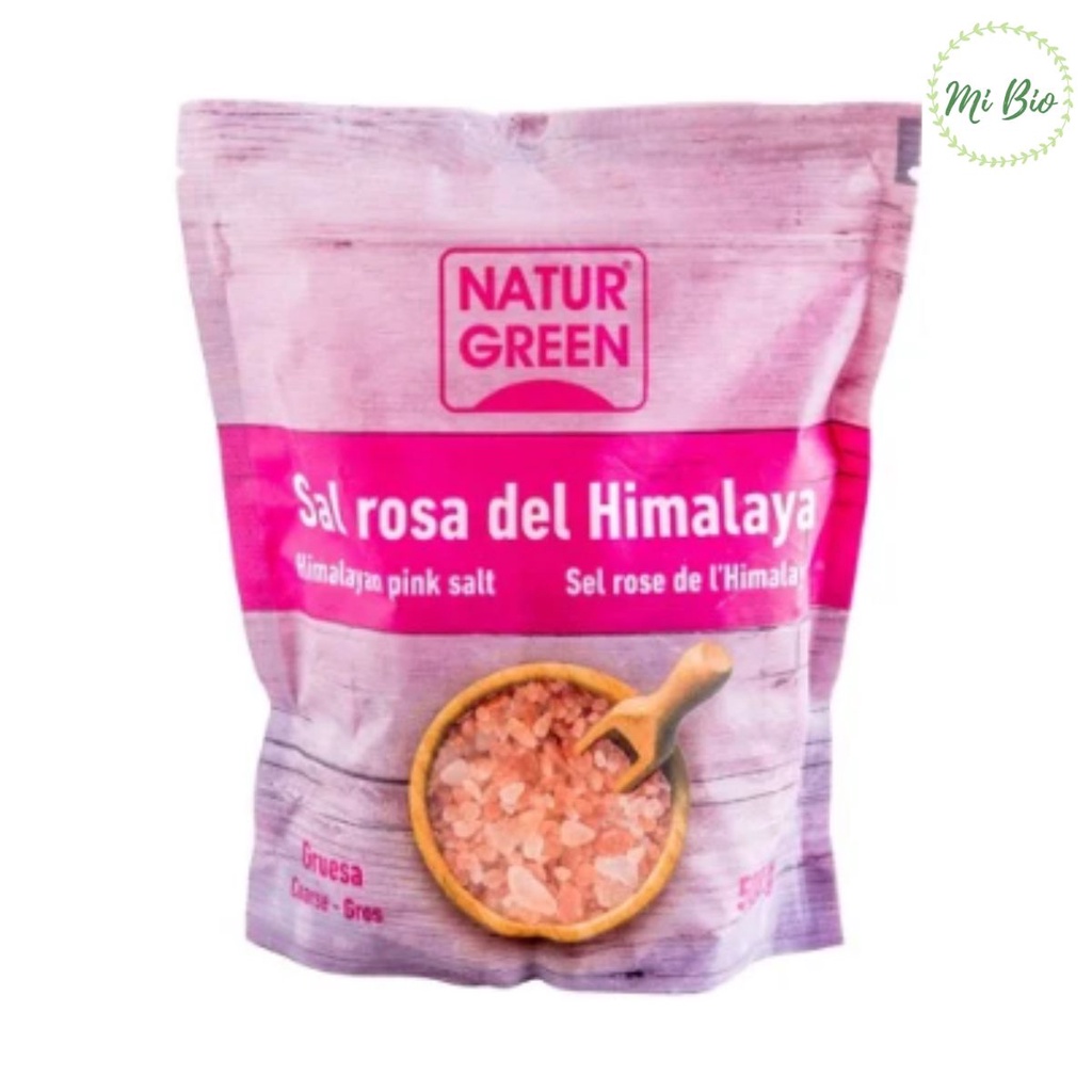 Muối hồng Himalaya dạng hạt 500g - NaturGreen