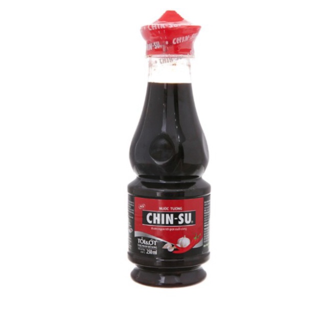 Nước Tương Chin-Su Tỏi Ớt - Chin-Su Đậu Nành Chai 250ml